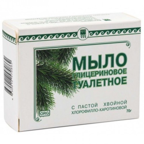 Купить Мыло туалетное глицериновое Фитолон с пастой хвойной хлорофилло-каротиновой  г. Кемерово  